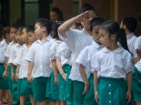 the salute : Hanoi, Vakantie, Vakantie Vietnam 2008, kinderen, school, set33